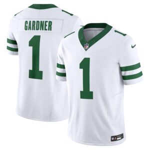 Ahmad Sauce Gardner New York Jets Nike Vapor F.U.S.E. Limited Jersey - Legacy White photo 1 Jersey4u