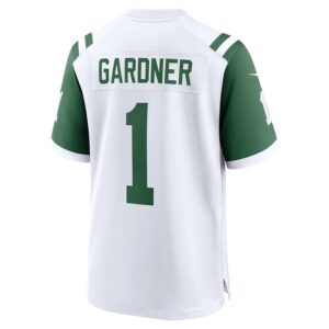 Ahmad Sauce Gardner New York Jets Nike Classic Alternate Game Jersey - White photo 3 Jersey4u