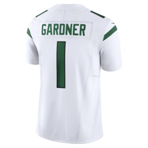 Ahmad Sauce Gardner New York Jets Nike Vapor F.U.S.E. Limited Jersey - White photo 3 Jersey4u