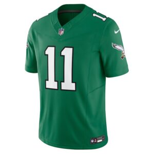 A.J. Brown Philadelphia Eagles Nike Vapor F.U.S.E. Limited Jersey - Kelly Green photo 2 Jersey4u