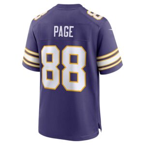 Alan Page Minnesota Vikings Nike Classic Retired Player Jersey - Purple photo 3 Jersey4u