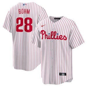 Alec Bohm Philadelphia Phillies Nike Jersey4u Player Jersey - White photo 1 Jersey4u