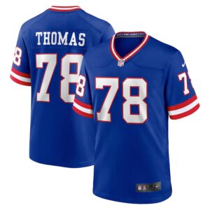 Andrew Thomas New York Giants Nike Classic Player Game Jersey - Royal photo 1 Jersey4u