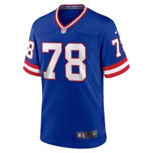 Andrew Thomas New York Giants Nike Classic Player Game Jersey - Royal photo 2 Jersey4u