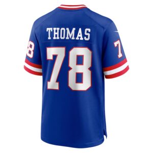 Andrew Thomas New York Giants Nike Classic Player Game Jersey - Royal photo 3 Jersey4u