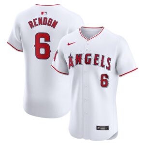 Anthony Rendon Los Angeles Angels Nike Home Elite Player Jersey - White photo 1 Jersey4u