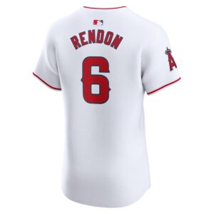 Anthony Rendon Los Angeles Angels Nike Home Elite Player Jersey - White photo 3 Jersey4u
