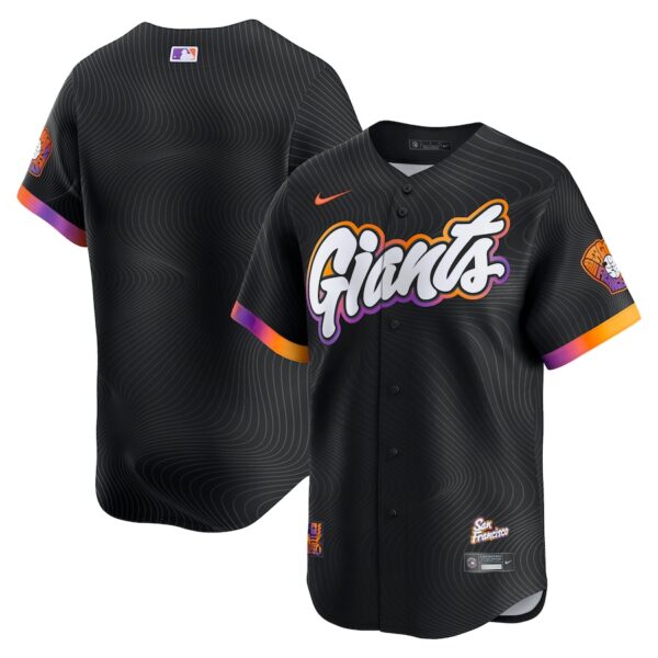 San Francisco Giants Nike 2025 City Connect Limited Jersey - Anthracite photo 1 Jersey4u