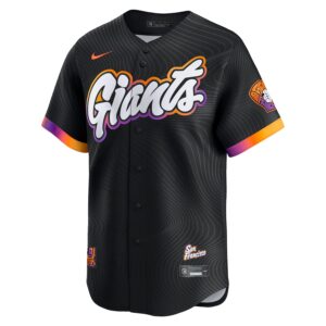 San Francisco Giants Nike 2025 City Connect Limited Jersey - Anthracite photo 2 Jersey4u