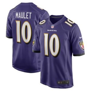 Arthur Maulet Baltimore Ravens Nike  Game Jersey -  Purple photo 1 Jersey4u