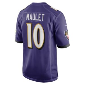 Arthur Maulet Baltimore Ravens Nike  Game Jersey -  Purple photo 3 Jersey4u