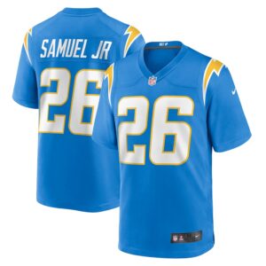 Asante Samuel Jr. Los Angeles Chargers Nike Game Player Jersey - Powder Blue photo 1 Jersey4u