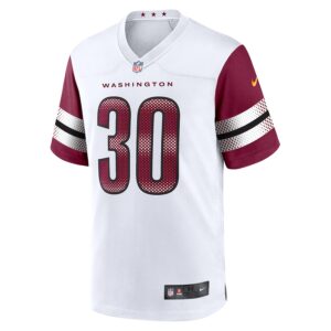 Austin Ekeler Washington Commanders Nike Game Jersey -  White photo 2 Jersey4u