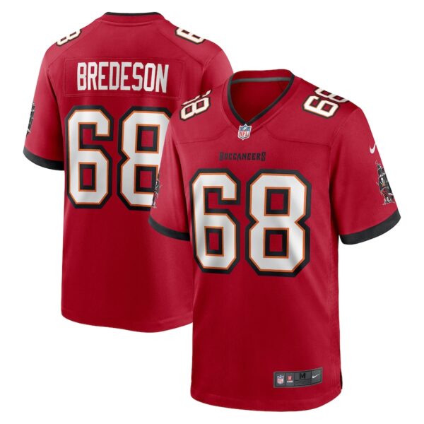 Ben Bredeson Tampa Bay Buccaneers Nike  Game Jersey -  Red photo 1 Jersey4u