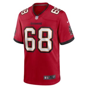 Ben Bredeson Tampa Bay Buccaneers Nike  Game Jersey -  Red photo 2 Jersey4u