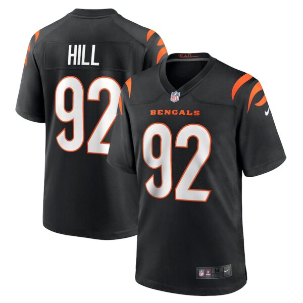 B.J. Hill Cincinnati Bengals Nike Game Jersey - Black photo 1 Jersey4u