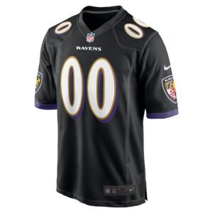 Baltimore Ravens Nike Alternate Custom Game Jersey - Black photo 2 Jersey4u