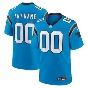 Carolina Panthers Nike Alternate Custom Game Jersey - Blue photo 1 Jersey4u