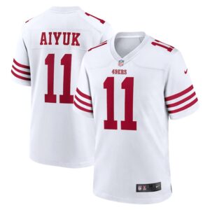 Brandon Aiyuk San Francisco 49ers Nike Player Game Jersey - White photo 1 Jersey4u