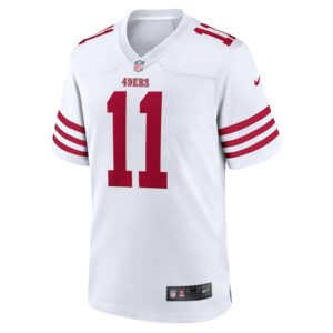 Brandon Aiyuk San Francisco 49ers Nike Player Game Jersey - White photo 2 Jersey4u