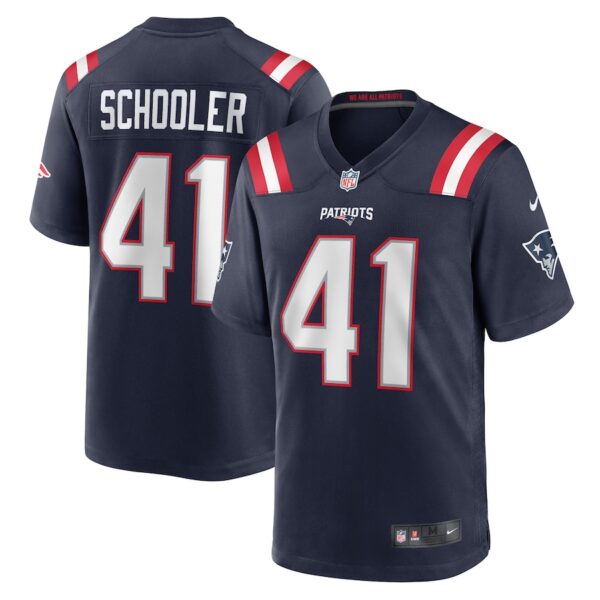 Brenden Schooler New England Patriots Nike Game Player Jersey - Navy photo 1 Jersey4u