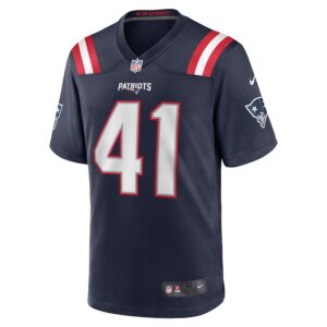 Brenden Schooler New England Patriots Nike Game Player Jersey - Navy photo 2 Jersey4u