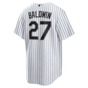 Brooks Baldwin Chicago White Sox Nike Home Jersey4u Jersey - White photo 3 Jersey4u