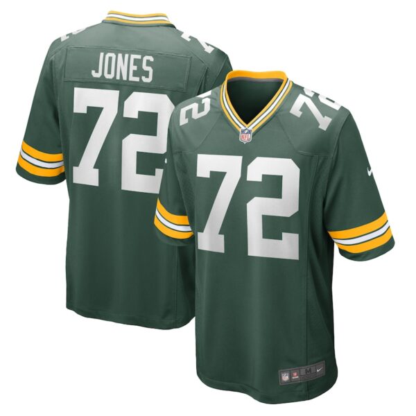 Caleb Jones Green Bay Packers Nike Game Player Jersey - Green photo 1 Jersey4u