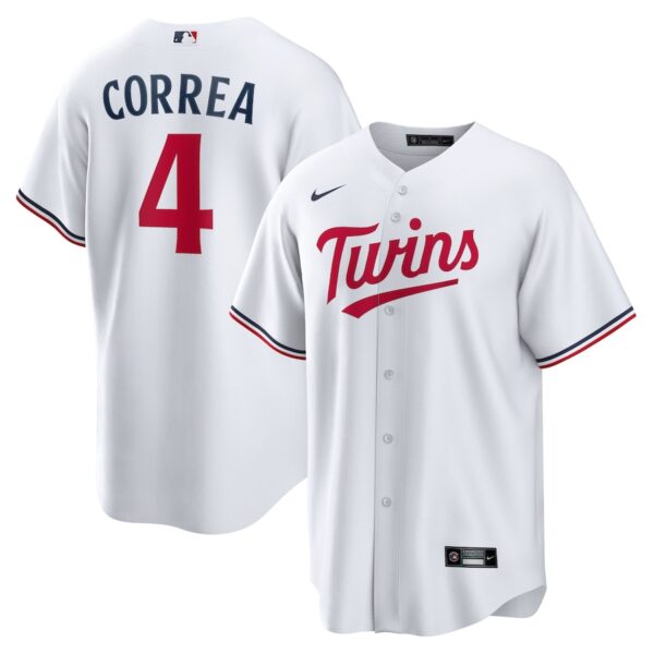 Carlos Correa Minnesota Twins Nike Home Jersey4u Player Jersey - White photo 1 Jersey4u