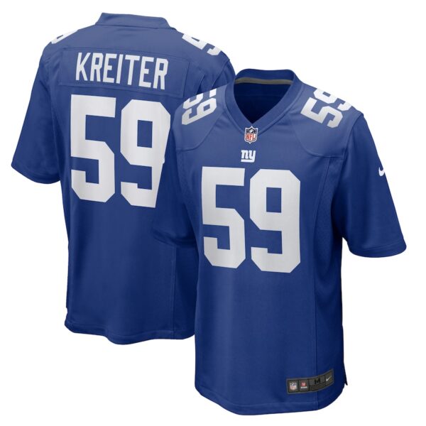 Casey Kreiter New York Giants Nike Team Game Jersey - Royal photo 1 Jersey4u