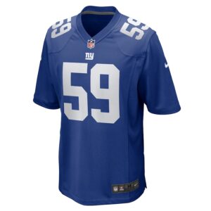 Casey Kreiter New York Giants Nike Team Game Jersey - Royal photo 2 Jersey4u