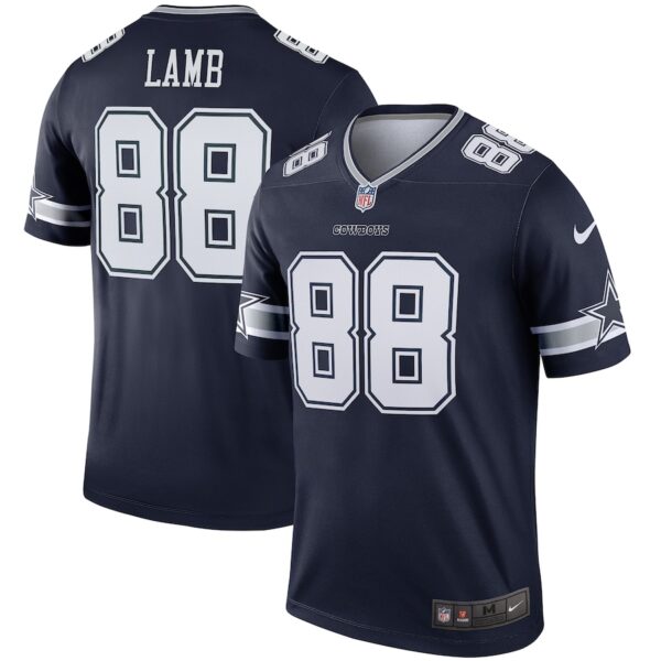 CeeDee Lamb Dallas Cowboys Nike Team Legend Player Performance Top - Navy photo 1 Jersey4u