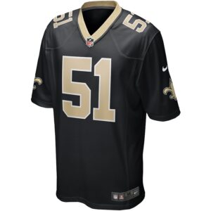 Cesar Ruiz New Orleans Saints Nike Player Game Jersey - Black photo 2 Jersey4u