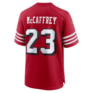 Christian McCaffrey San Francisco 49ers Nike Alternate Game Player Jersey - Scarlet photo 3 Jersey4u