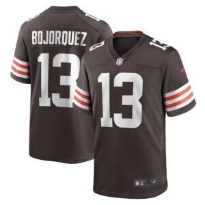 Corey Bojorquez Cleveland Browns Nike Game Jersey - Brown photo 1 Jersey4u