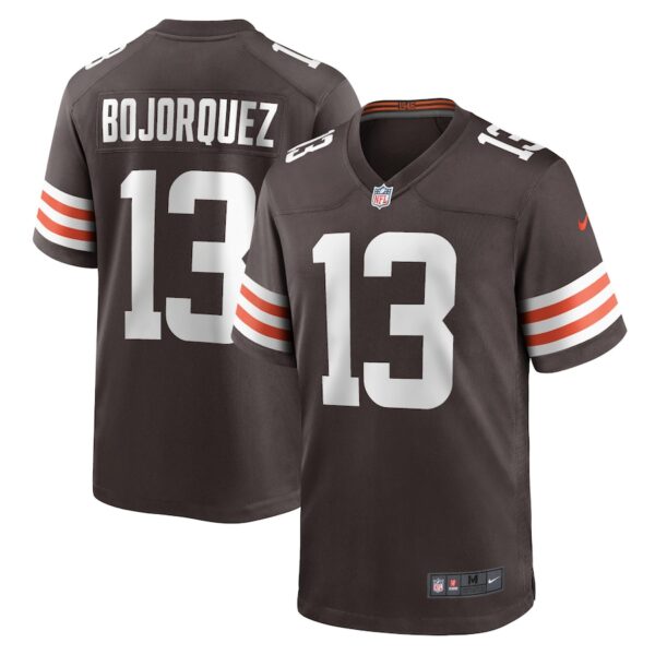 Corey Bojorquez Cleveland Browns Nike Game Jersey - Brown photo 1 Jersey4u