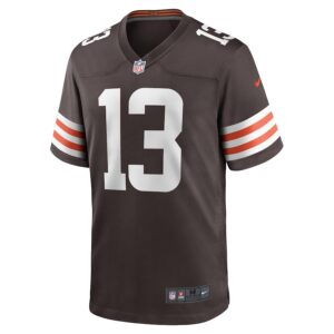Corey Bojorquez Cleveland Browns Nike Game Jersey - Brown photo 2 Jersey4u