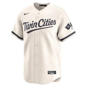 Minnesota Twins Nike Alternate Limited Jersey - Cream photo 2 Jersey4u