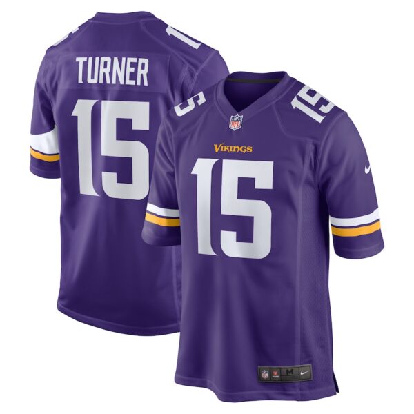 Dallas Turner Minnesota Vikings Nike  Player Game Jersey - Purple photo 1 Jersey4u