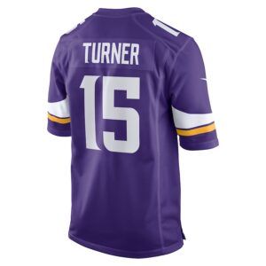 Dallas Turner Minnesota Vikings Nike  Player Game Jersey - Purple photo 3 Jersey4u