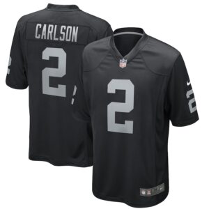 Daniel Carlson Las Vegas Raiders Nike Game Player Jersey - Black photo 1 Jersey4u