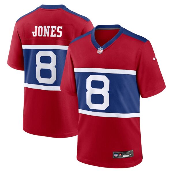 Daniel Jones New York Giants Nike Alternate Player Game Jersey - Century Red photo 1 Jersey4u