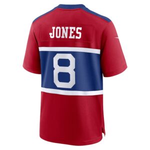 Daniel Jones New York Giants Nike Alternate Player Game Jersey - Century Red photo 3 Jersey4u