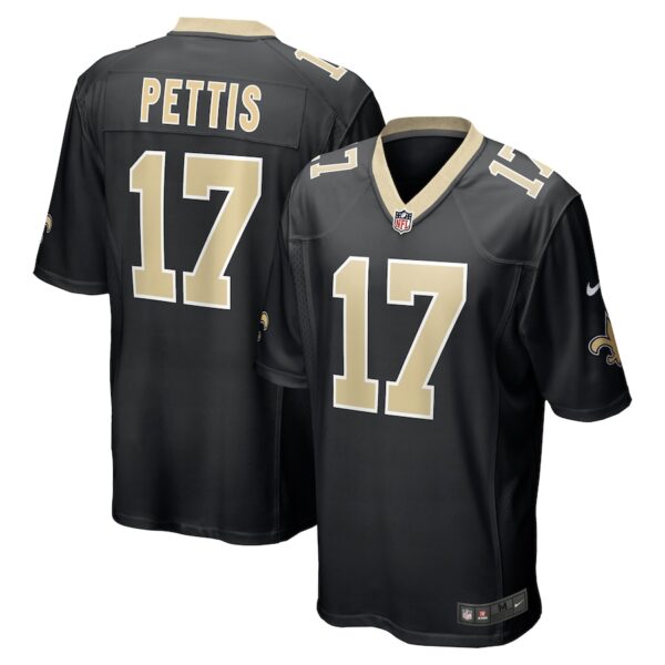 Dante Pettis New Orleans Saints Nike  Game Jersey -  Black photo 1 Jersey4u