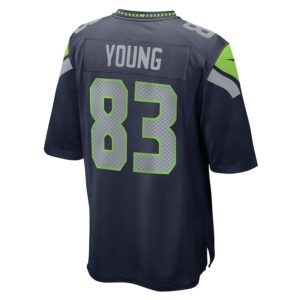 Dareke Young Seattle Seahawks Nike  Game Jersey -  College Navy photo 3 Jersey4u