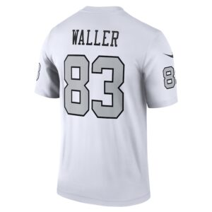 Darren Waller Las Vegas Raiders Nike Alternate Legend Player Performance Top - White photo 3 Jersey4u