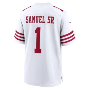 Deebo Samuel Sr San Francisco 49ers Nike Game Player Jersey - White photo 3 Jersey4u