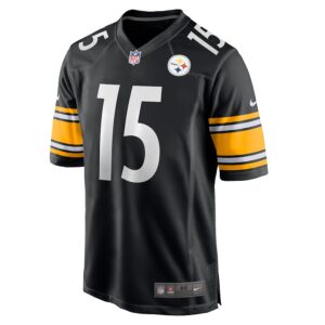 Denzel Mims Pittsburgh Steelers Nike  Game Jersey -  Black photo 2 Jersey4u