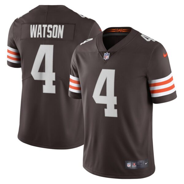 Deshaun Watson Cleveland Browns Nike Men's Vapor Limited Jersey - Brown photo 1 Jersey4u