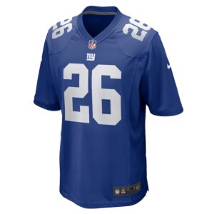 Devin Singletary New York Giants Nike Team Game Jersey -  Royal photo 2 Jersey4u